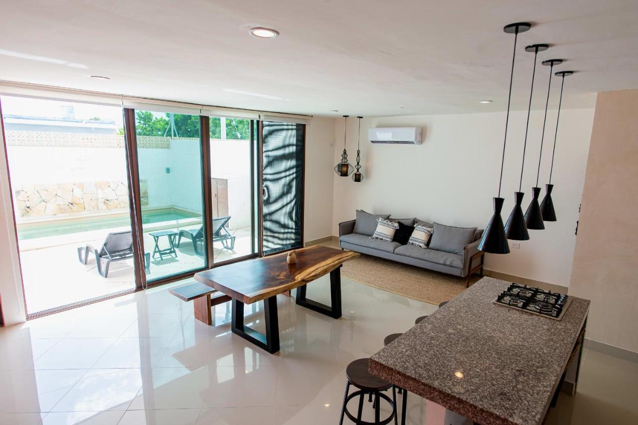 Pueblo Chicxulub 97982 New Modern Villa, Private Pool, High Internet Speed, 2 Blocks From The Beach מראה חיצוני תמונה