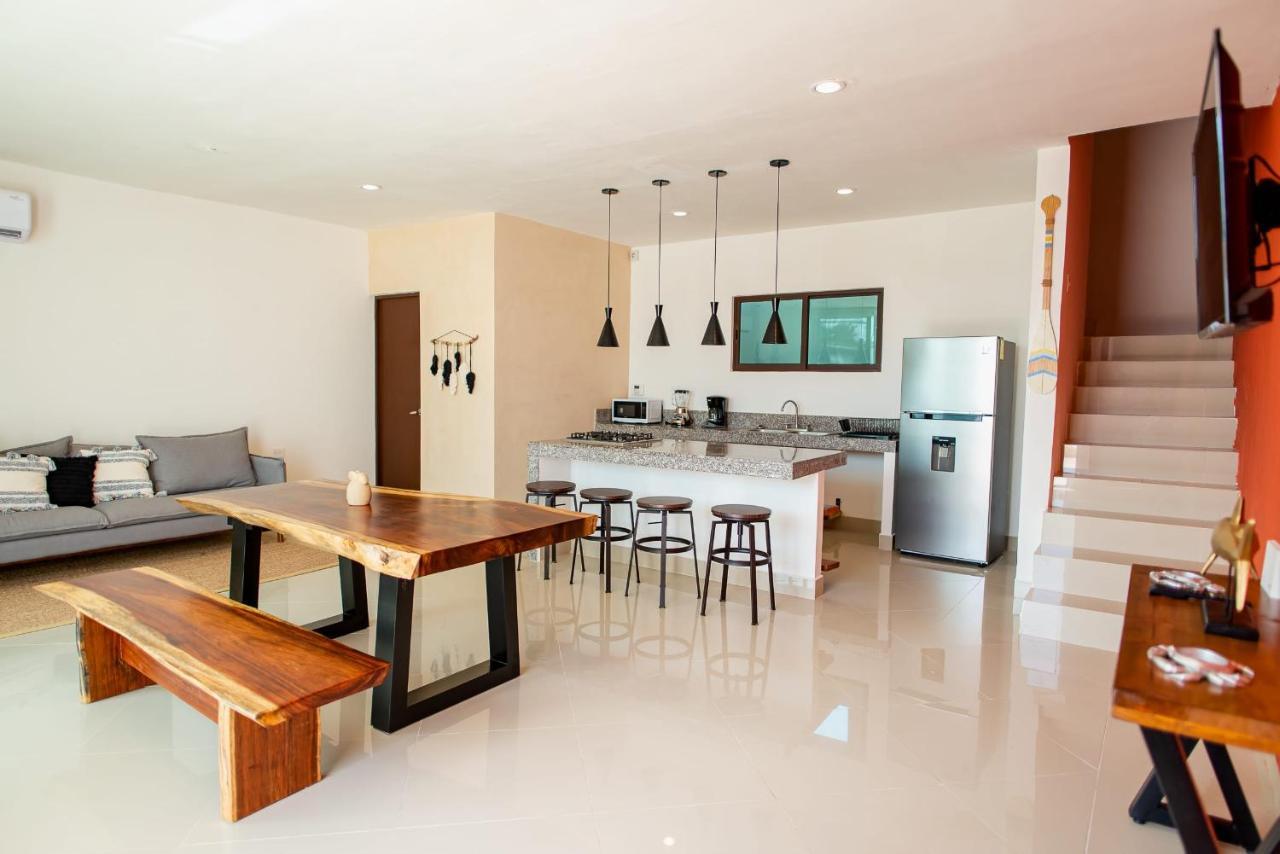 Pueblo Chicxulub 97982 New Modern Villa, Private Pool, High Internet Speed, 2 Blocks From The Beach מראה חיצוני תמונה